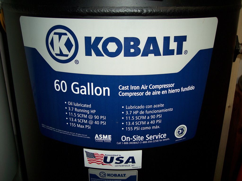 Need a 60 gal air compressor Page 1